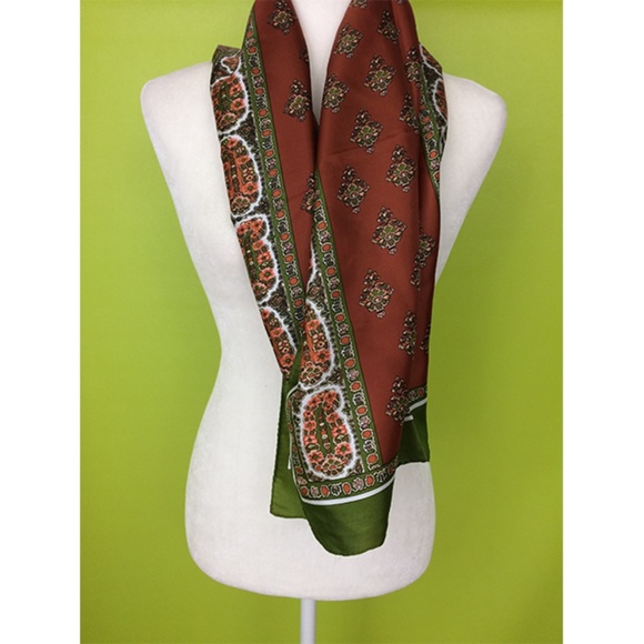 Echo Block Geometric Soft Shawl Silk Scarf Wrap